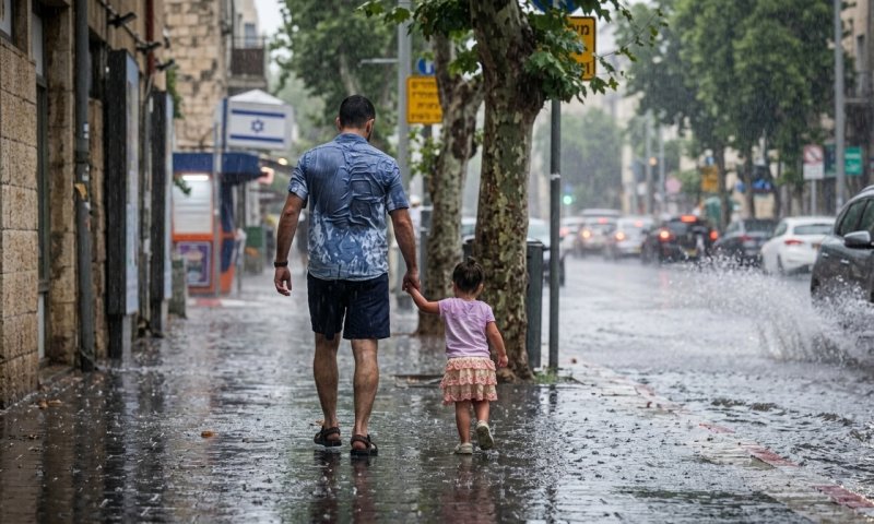 סכנת שיטפונות בשיא אוגוסט: מערכת גשם חריגה בסוף השבוע