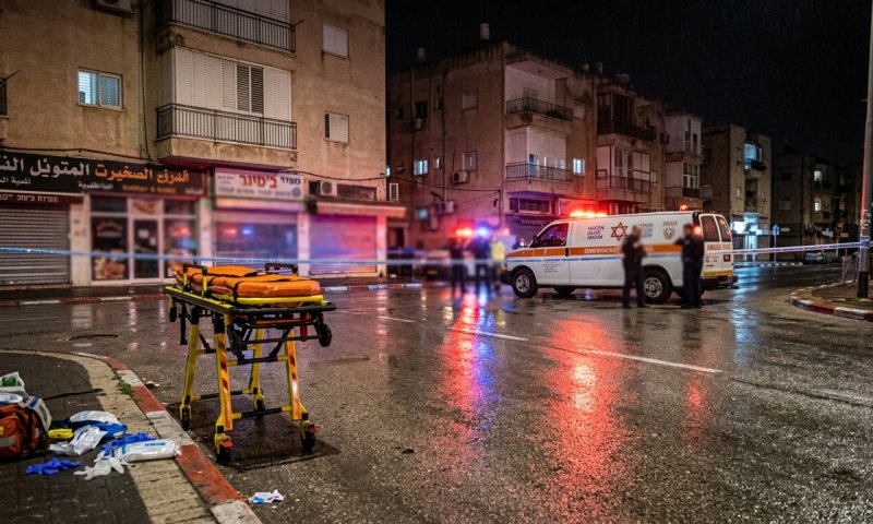 אלימות ברמלה: צעיר בן 22 נפצע באורח קשה ופונה לבית החולים