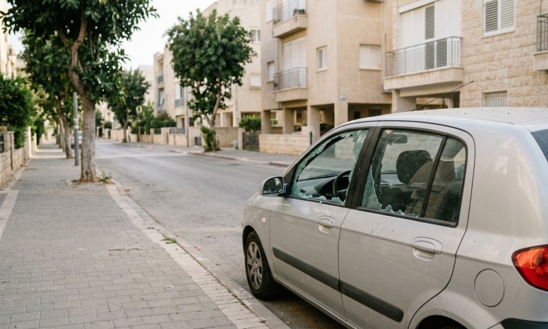 שוטרים ניפצו חלון וחילצו פעוט שננעל ברכב לוהט בעירון