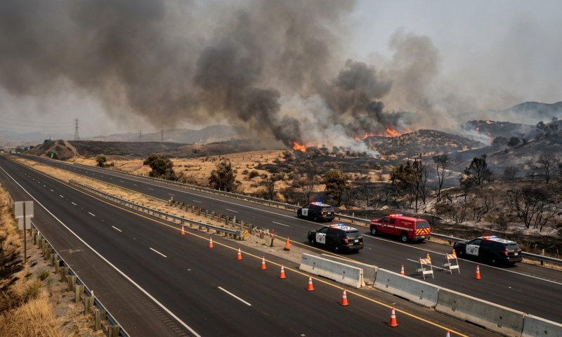 שריפה פרצה בשמורת תל דן: כל המטיילים פונו בבהילות