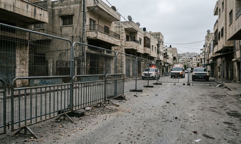 לוחמי מג"ב עצרו חשוד שיידה אבנים לעבר כוחות סמוך לשכם