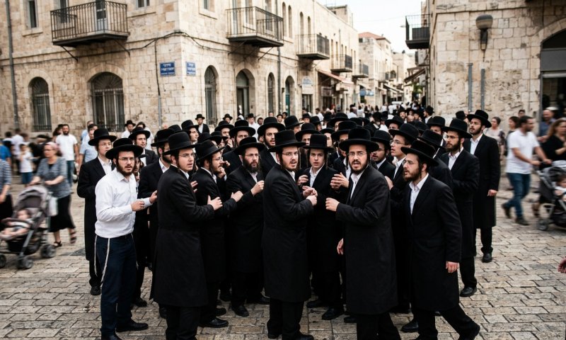 אנשי הפלג הירושלמי צעקו "רוצח" לעבר ח"כ מלכיאלי