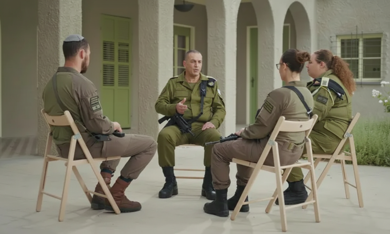 הרמטכ"ל זמיר בפגישה עם חיילים ששכלו את יקיריהם: "העם מחבק אתכם"