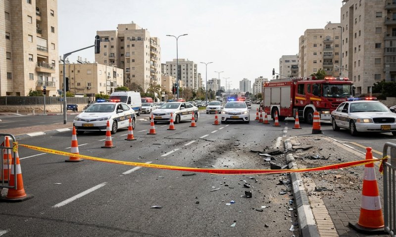 הולך רגל כבן 80 נדרס למוות בדרך רמתיים בהוד השרון