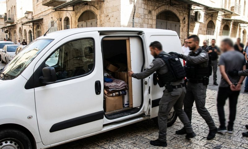 שמונה שב"חים נתפסו מוסתרים בדופן כפולה ברכב בירושלים