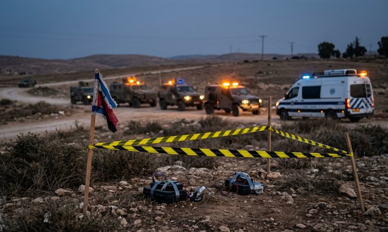 כוחות הביטחון נטרלו שני מטעני דמה עם דגלי אש"ף בשטחי בנימין