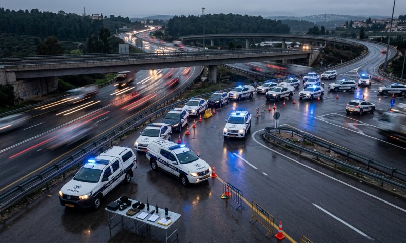 המשטרה פתחה בתרגיל פתע נרחב לדימוי חדירת מחבלים