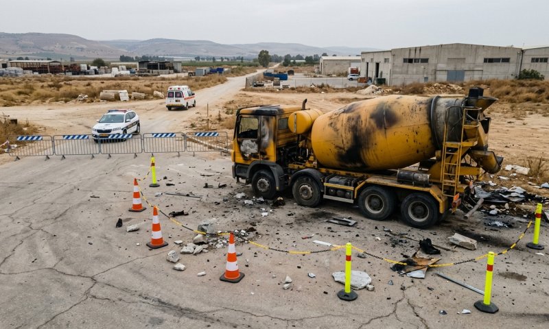 כתב אישום: מילא ג'ריקן בתחנת דלק והצית משאית בבית שאן