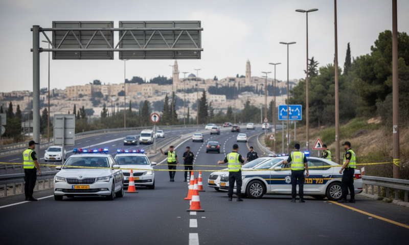 המשטרה סגרה כבישים בירושלים לקראת יום הזיכרון והעצמאות