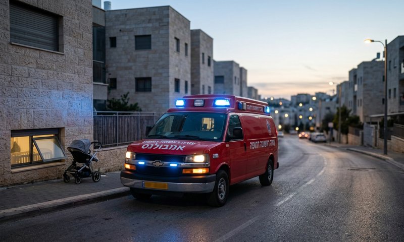 תינוק בן חודש נמצא מחוסר הכרה בעריסתו, מצבו אנוש
