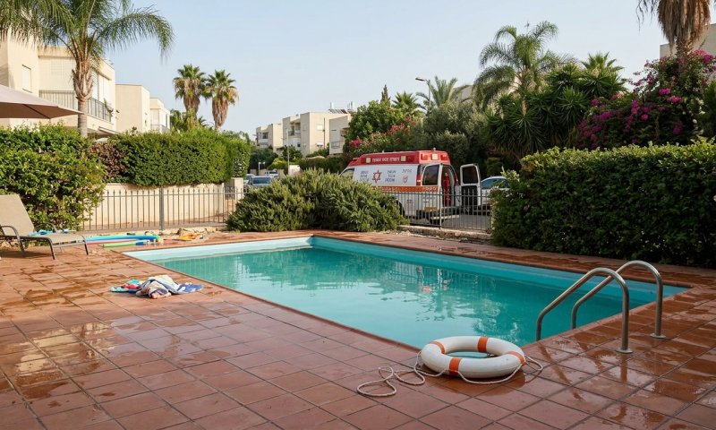 אישה בת 64 טבעה בבריכה פרטית בראשון לציון - נקבע מותה במקום