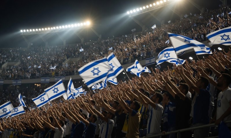 סערה בסרביה: רופאת הפועל ב"ש הניפה דגל, האוהדים זרקו חפצים