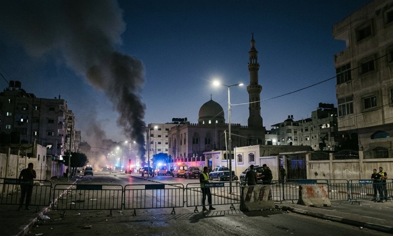 צה"ל השמיד מחסן נשק של חמאס שהוסתר בתוך מסגד בצפון עזה