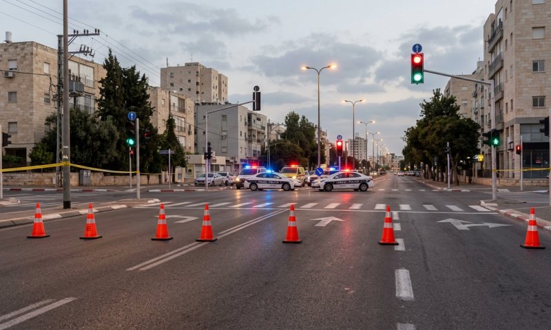 מרדף בבאר שבע: רוכב אופנוע נמלט משוטרים, פגע ברכב ונעצר