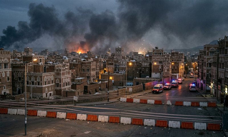 דיווחים בתימן: גל תקיפות סעודי נרחב נגד החות'ים בצנעא