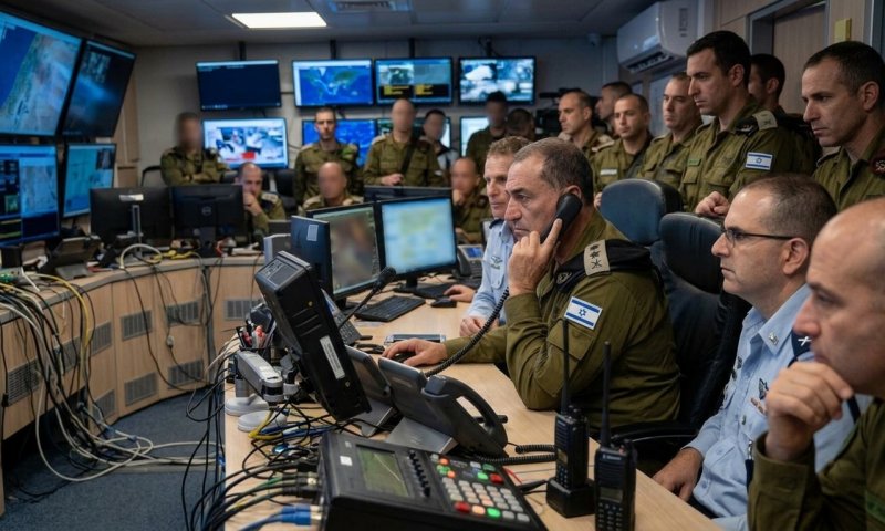 הרמטכ"ל זמיר מפקד על התקיפה באיראן מבור חיל האוויר
