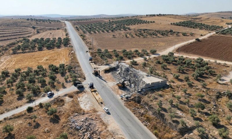 המנהל האזרחי הרס 35 מבנים פלסטיניים בלתי חוקיים בשומרון