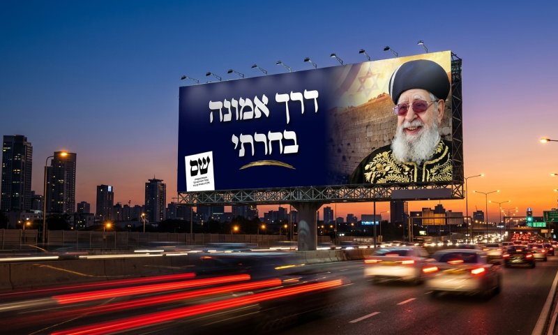 ש"ס אימצה סלוגן המזוהה עם אגם ברגר, מפלגת נעם מאיימת בתביעה