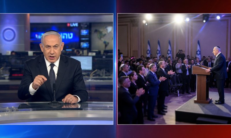 נתניהו לקראת הפריימריז: "מנעו מאיזנקוט וגולן ממשלה עם הערבים"