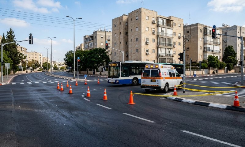 בן 7 נלכד תחת אוטובוס בעת שרכב על אופניים, מצבו קשה