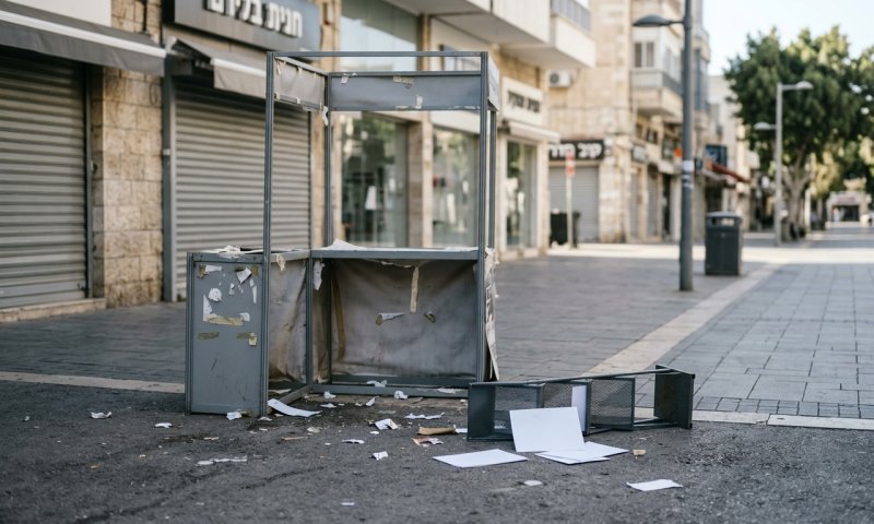 פעילי נטורי קרתא פירקו באלימות דוכן של מפלגת נעם בבית שמש