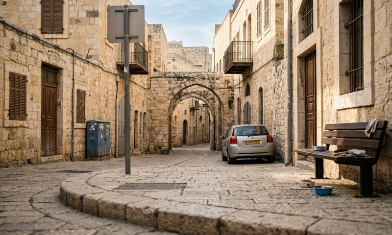נער בן 15 נעצר בחשד להתעללות בגור חתולים בעיר העתיקה