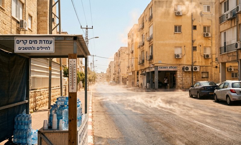 צום תשעה באב בצל שרב כבד: עומסי החום יגיעו לשיאם בחמישי