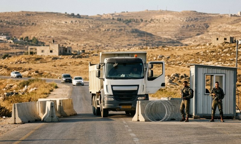 המנהל האזרחי תפס 110 טון פסולת בדרך לרשות הפלסטינית