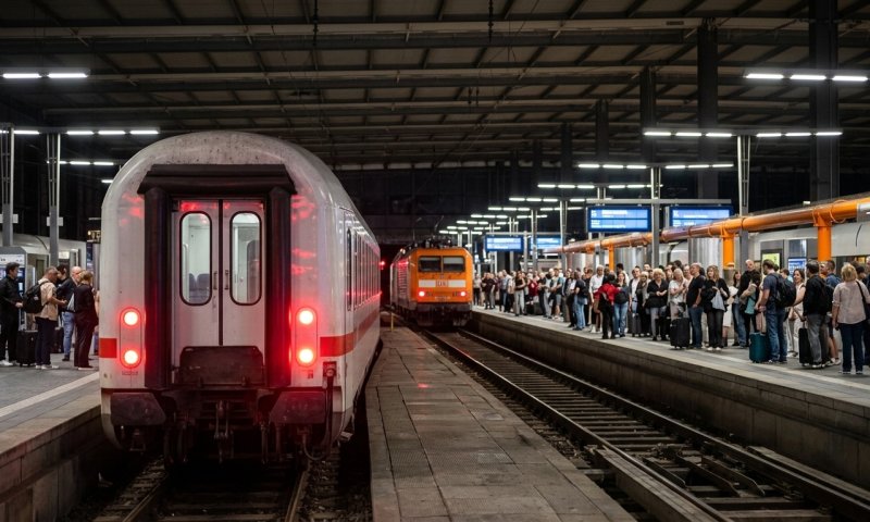 כאוס בגרמניה: תנועת הרכבות בכל המדינה נעצרה בבת אחת