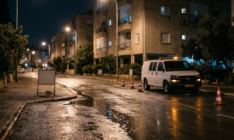 אב נעצר בחשד שדקר את אשתו ובתו מחוץ לביתן ברמלה