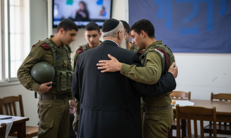 רב שמואל אליהו התייחס לטעויות בצה"ל ופגש את לוחמי 'נצח יהודה' שהודחו