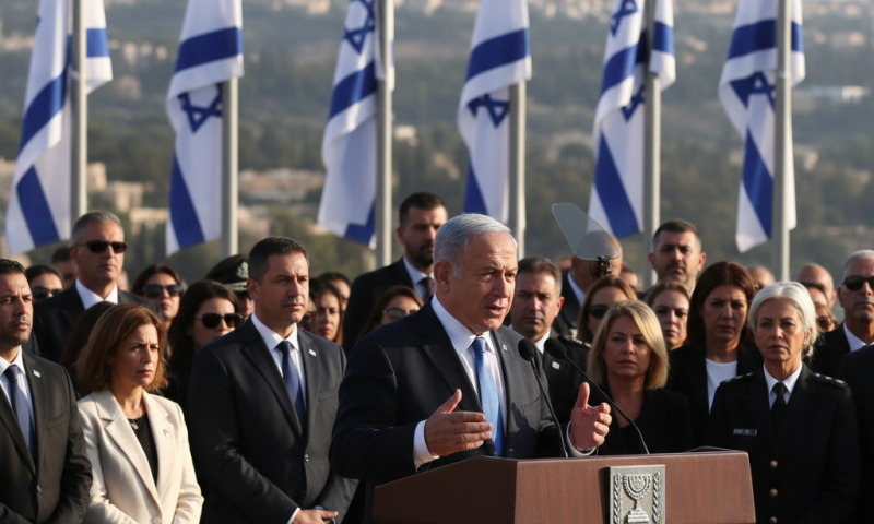 נתניהו בהר הרצל: "מתהום 7 באוקטובר פרצנו ל-7 חזיתות"