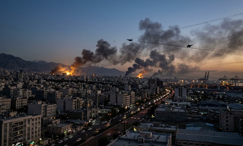 פיצוצים בנמל האסטרטגי בדרום איראן ומטוסי קרב מעל טהרן