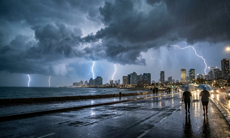 החום נעלם: גשם, רעמים וקור מגיעים לישראל בסוף השבוע