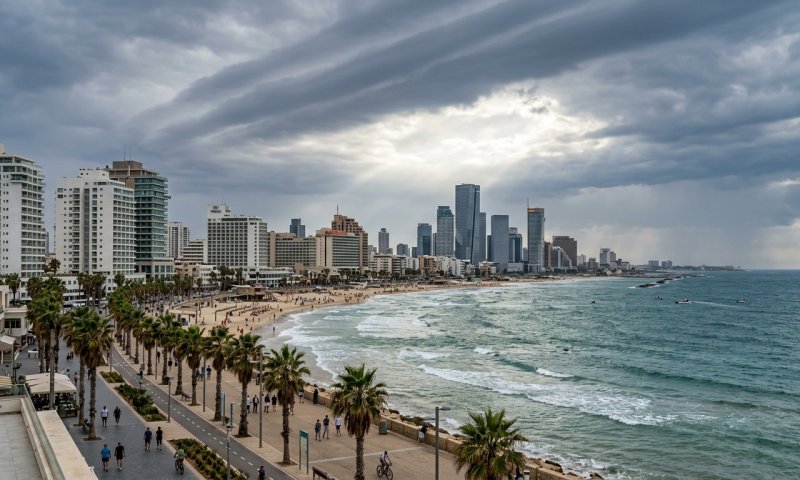 ממטרים בתל אביב ביום ראשון, ואז התייצבות עם 26 מעלות עד רביעי