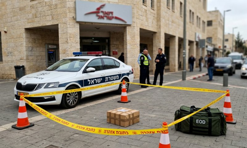 בהלה במודיעין עילית: סניף דואר פונה בגלל חבילה חשודה שדלפה