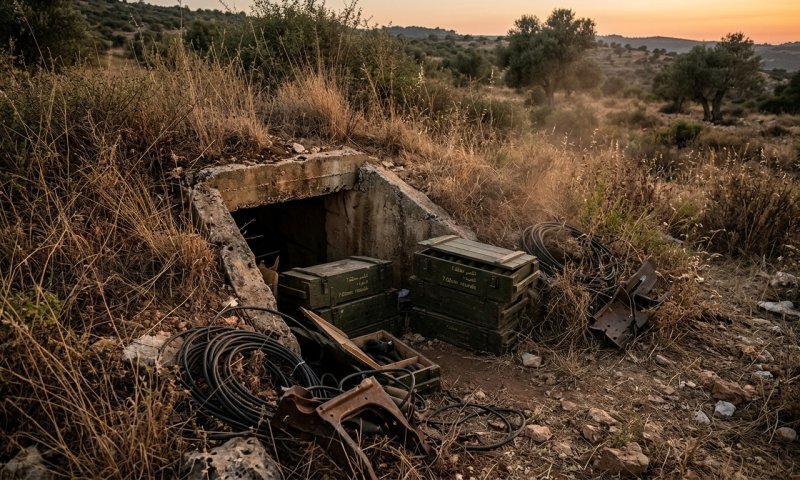 צה"ל איתר מחסני נשק ופיר תת-קרקעי של חיזבאללה בלבנון
