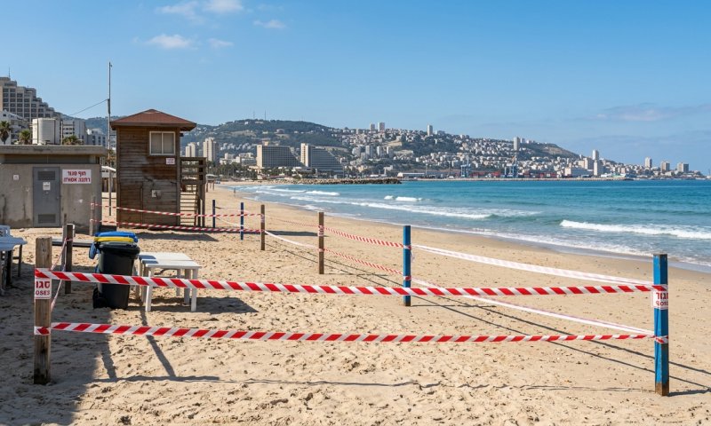 משרד הבריאות סגר את כל חופי חיפה וקריית חיים לרחצה