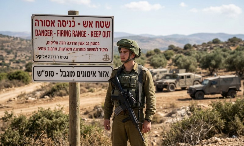 צה"ל סוגר סוף שבוע: שטחי האש ליד בא"פ אליקים אסורים לכניסה