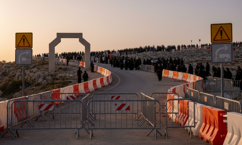 המשטרה מזהירה: לא נוכל לאשר את ל"ג בעומר במירון