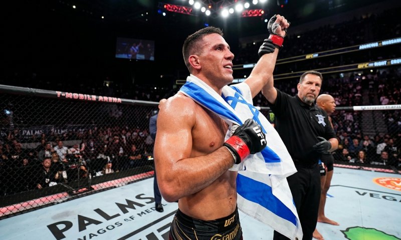 לעיני בכירי ה-UFC: הלוחם הישראלי ניצח בארה"ב וחגג עם הדגל