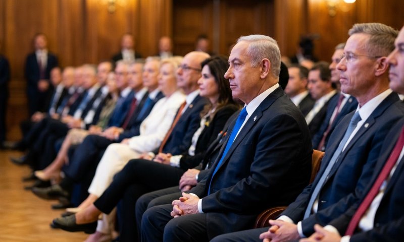 נתניהו הודה לקולומביה על ההכרה בגולן - והתעלם מרעידת האדמה הקטלנית