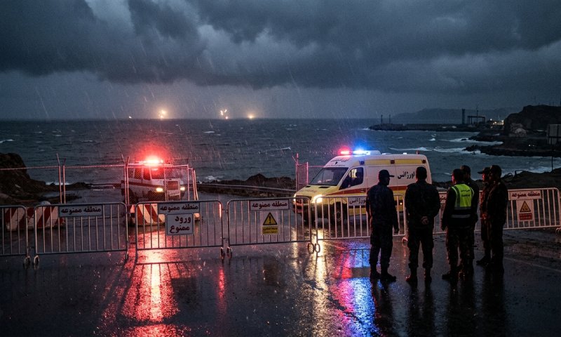 דיווחים באיראן: פיצוצים עזים נשמעו באזור מצר הורמוז