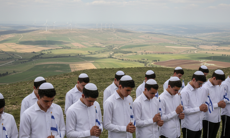 ישיבת ברקאי קיימה טקס זיכרון באנדרטת בהד 9 ברמת הגולן