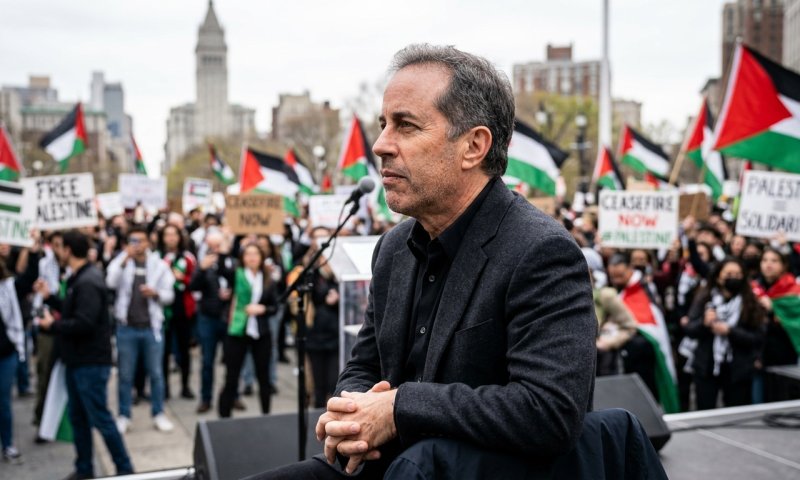 סיינפלד למפגינה שקטעה את הופעתו: "אתרום את מחיר הכרטיס לישראל"