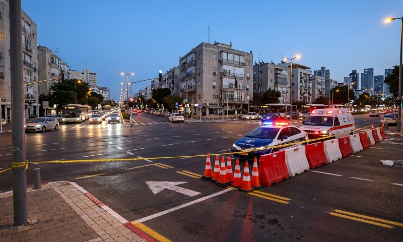 תל אביב: רוכב אופנוע בן 26 נפצע בינוני בתאונת דרכים