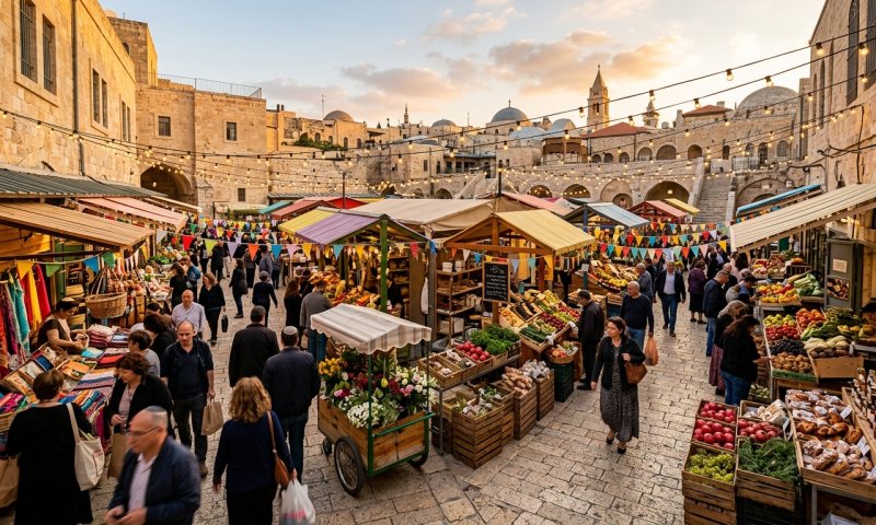 התשובה לסגירת "קפה בסמטה": שוק שבת חדש נפתח בירושלים