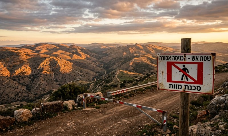 צה"ל: שטחי האש בצפון סגורים למטיילים במהלך חג הסוכות