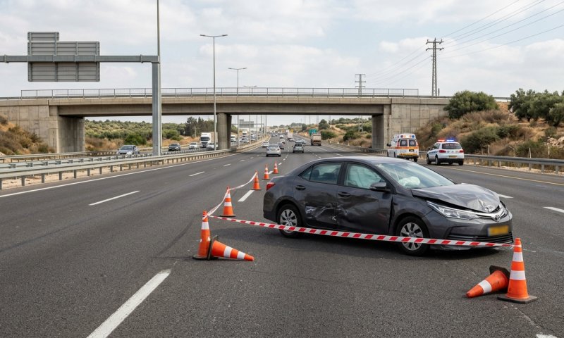 תאונה קטלנית בבנימין: בן 35 נהרג בהתנגשות עם אוטובוס