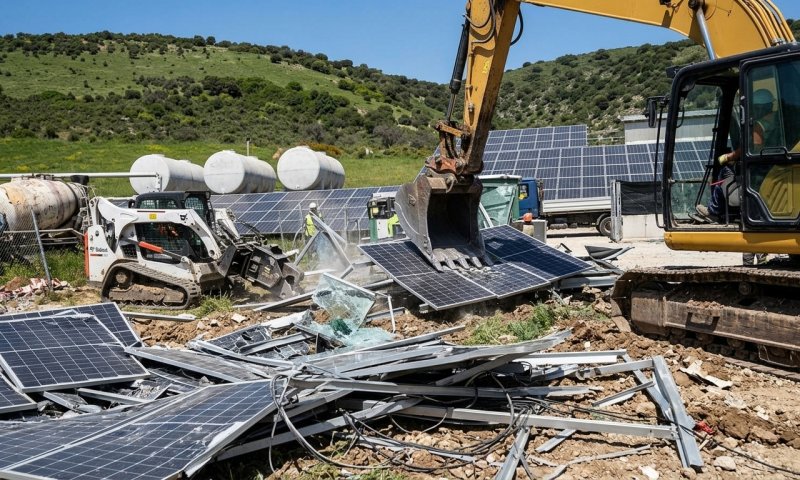הריסת פאנלים סולאריים בכפר הנוצרי דבל: צה"ל פתח בתחקיר